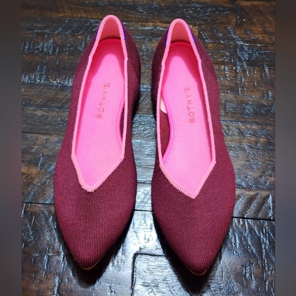 Rothy's the Merino Collection Point in Aubergine size‎ 9.5 - Picture 1 of 7